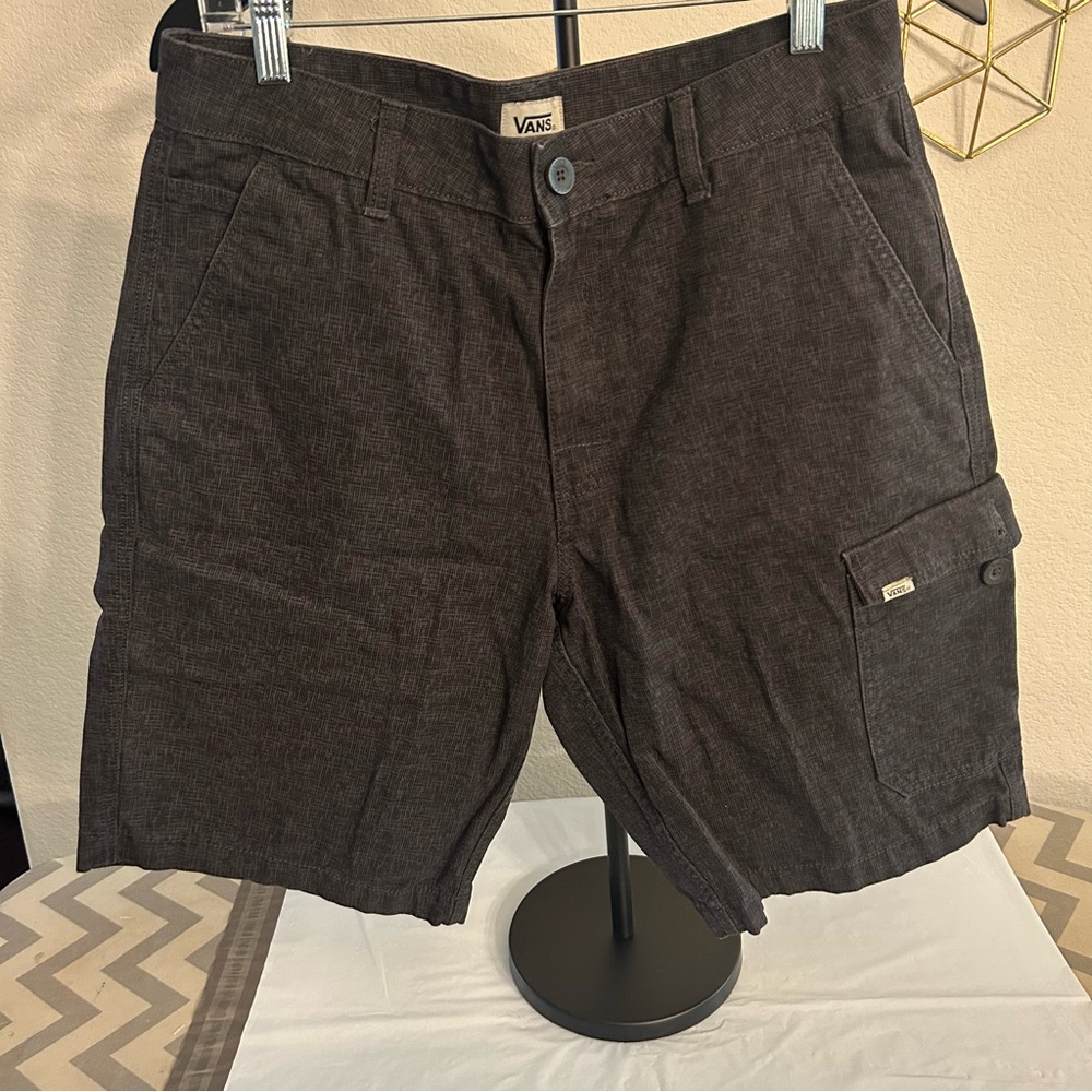 Vans Men's Dark Gray Cargo Shorts